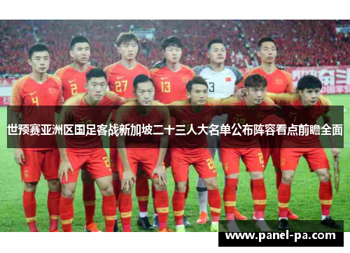 世预赛亚洲区国足客战新加坡二十三人大名单公布阵容看点前瞻全面 世预赛亚洲区国足客战新加坡二十三人大名单公布阵容看点前瞻全面